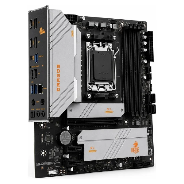 Dragos Gaming B650 4d 3x M.2 4x DDR5 6000mhz Type-C USB 3.2 Hdmi Dp 2.5 G.Lan Am5 Matx Anakart - Görsel 3