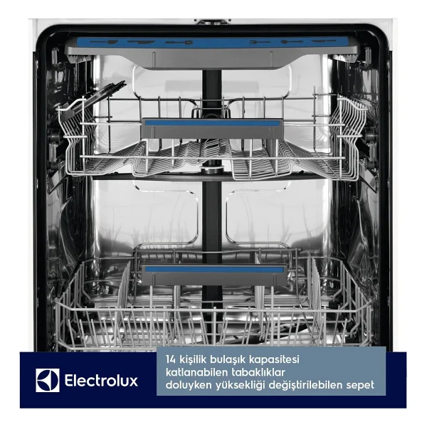 Electrolux Eem48300ıx Maxiflex 8 Programlı Ankastre Bulaşık Makinesi - Görsel 8