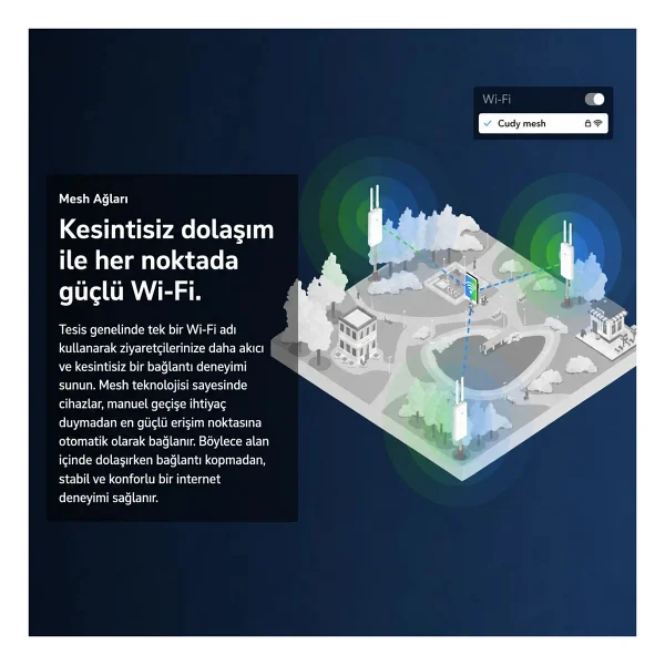 Cudy Ap3000 Outdoor 3000 Mbps Dış Ortam Access Point - Görsel 2