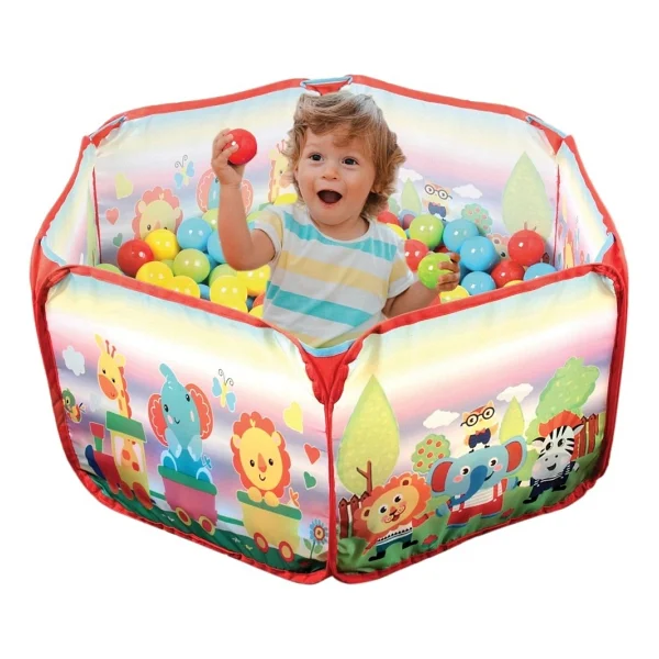 Baby Marine Katlanabilir Top Havuzu + 6 Cm 100 Adet Havuz Topu - Görsel 6
