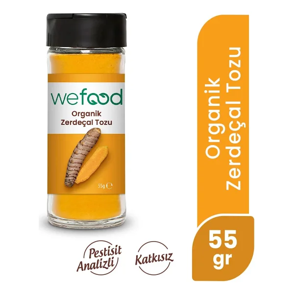 Wefood Organik Zerdeçal Tozu 55 Gr - Görsel 6