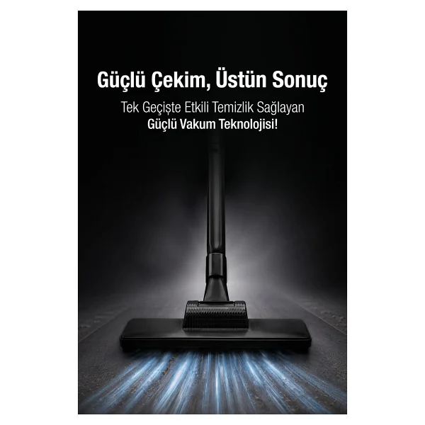 Fantom Pratik-XL P 1300 Siyah Dikey Elektrikli Süpürge - Görsel 3