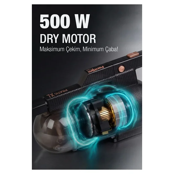 Fantom Pratik-XL P 1300 Siyah Dikey Elektrikli Süpürge - Görsel 5