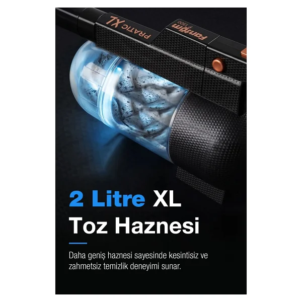 Fantom Pratik-XL P 1300 Siyah Dikey Elektrikli Süpürge - Görsel 8