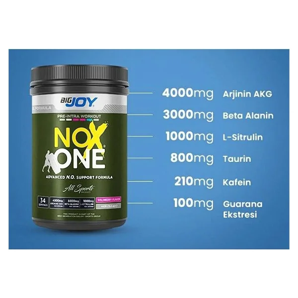 Bigjoy Noxone Pre Workout 442 Gr - Görsel 5