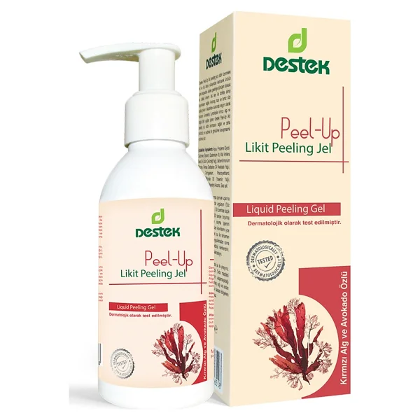 Destek Peel Up Kırmızı Yosun Avokado Özlü 150 Ml Likit Peeling Jel - Görsel 2