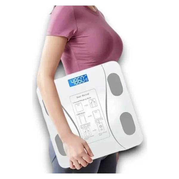 Techfit Tf-1072 Bluetooth Vücut Analizli Dijital Akıllı Baskül - Görsel 2