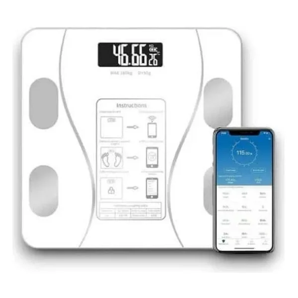 Techfit Tf-1072 Bluetooth Vücut Analizli Dijital Akıllı Baskül - Görsel 4