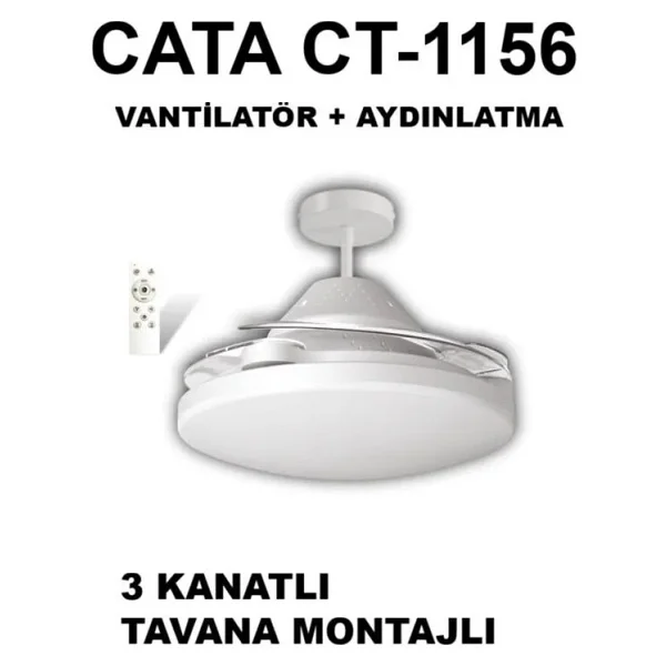Cata Dolunay Ct-1156 Tavan Tipi Vantilatör - Görsel 4