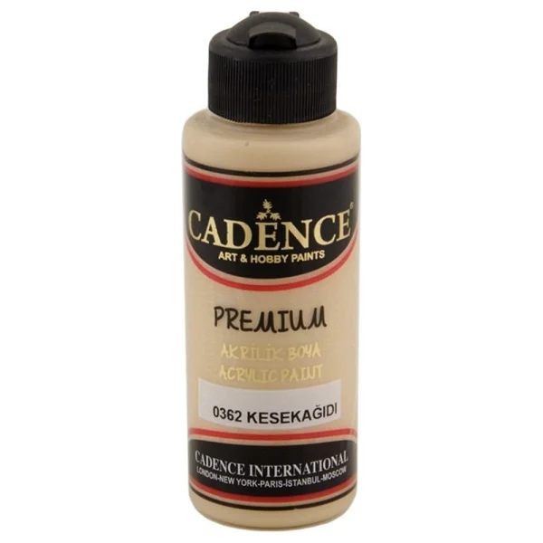 Cadence 120 Ml 6440 Buz Beyazı Akrilik Boya - Görsel 8