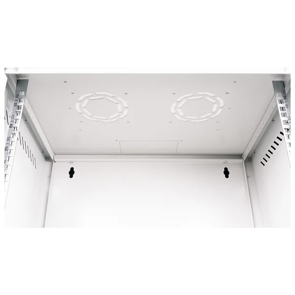 Lande - 12u 19" Cam Kapaklı Duvar Tipi Rack Kabinet Genişlik: 544 Mm Derinlik: 400 Mm Açık Gri Demonte - Görsel 5