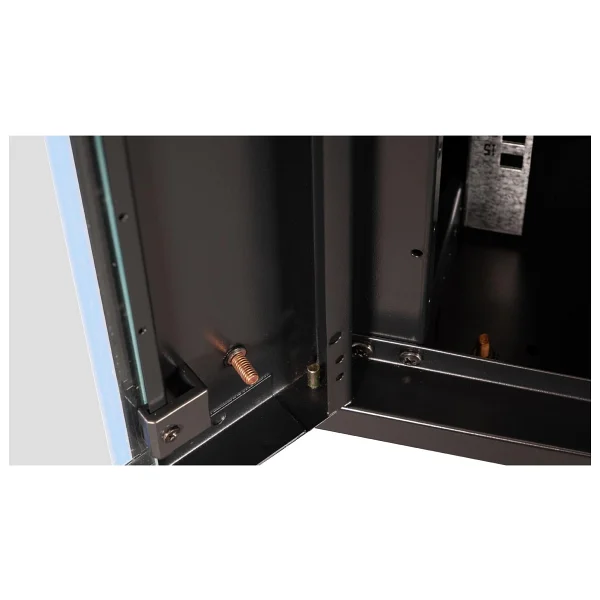 Lande - 15u 19" Duvar Tipi Rack Kabinet Genişlik: 600 Mm Derinlik: 450 Mm Siyah - Görsel 4