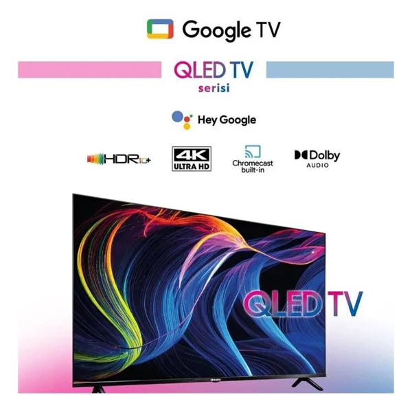 Dreamstar 65" 165cm 4K FHD QLED Google TV - Görsel 2