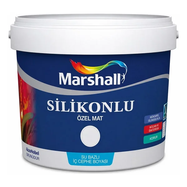 Marshall Silikonlu Özel Mat 7.5 Lt İç Cephe Boyası - Menekşe - Görsel 7