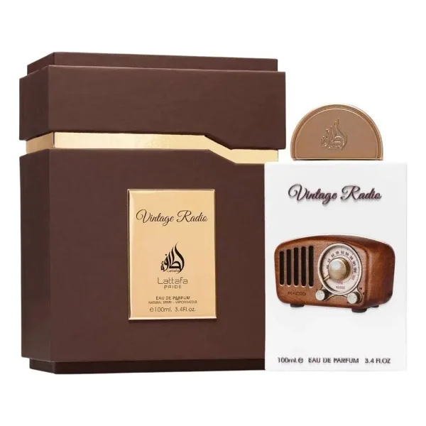 Lattafa Vintage Radio EDP 100 ml Erkek Parfüm - Görsel 2