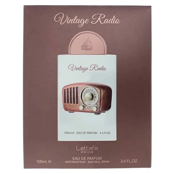 Lattafa Vintage Radio EDP 100 ml Erkek Parfüm - Görsel 3