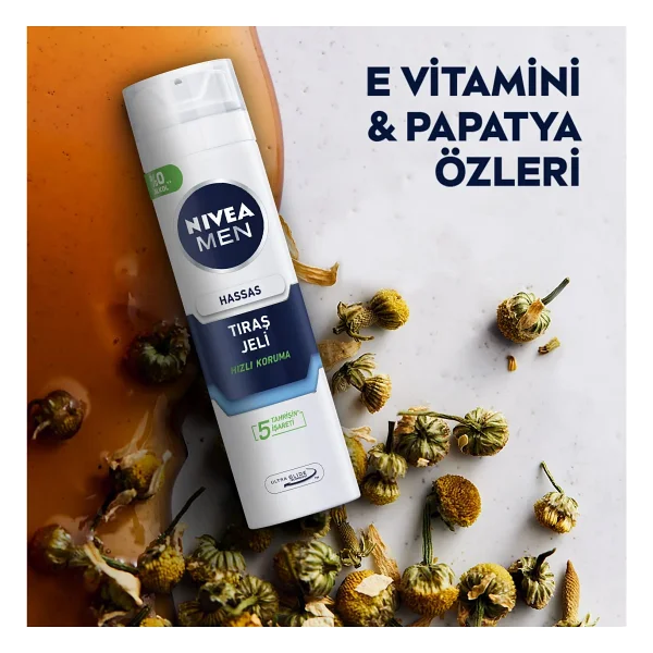 Nivea Men Hassas 200 Ml Tıraş Jeli - Görsel 9