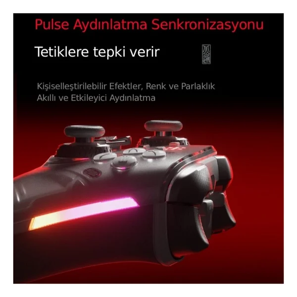 Beıtong Kp70 Kapasitif Joystick Adaptive Trigger Kablosuz Beyaz Kablosuz Gamepad ( PC Uyumlu ) - Görsel 7