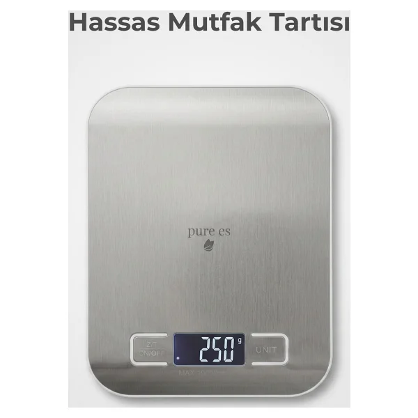 Pure Es Dh-2012 Hassas Mutfak Tartısı - Görsel 8