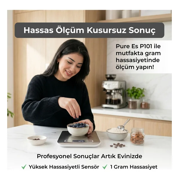 Pure Es Dh-2012 Hassas Mutfak Tartısı - Görsel 2
