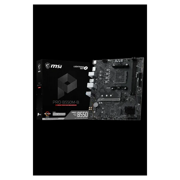 Msı Pro B550m-B AMD Am4 DDR4 Micro Atx Anakart - Görsel 4