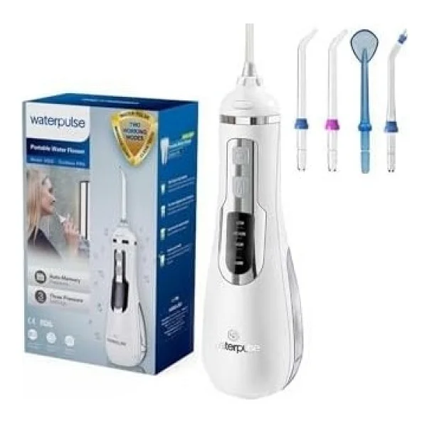 Waterpulse Npo Wp-V500 Water Flosser Taşınabilir, Şarjlı, Masajlı, Diş Protez Bakım Ve Ağız Duşu Beyaz - 1bw-Beyaz - Görsel 4