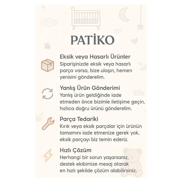 Patiko Sahra 950 Bebek Odası Takımı Pembe - Görsel 7