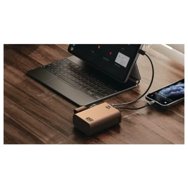 Nettech Nt-Pw41 20000 mAh Hızlı Şarj Type-C Kablolu Powerbank - Görsel 2