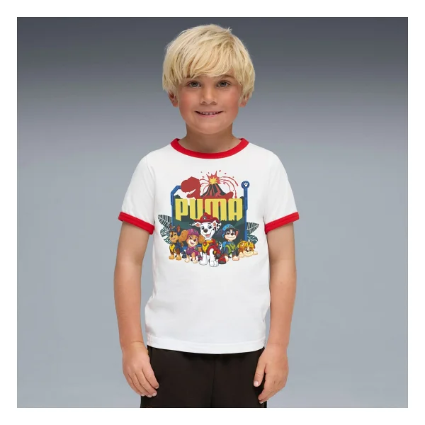 Puma x Paw Patrol 634935 Kısa Kollu Bisiklet Yaka Çocuk Tişört - Görsel 7
