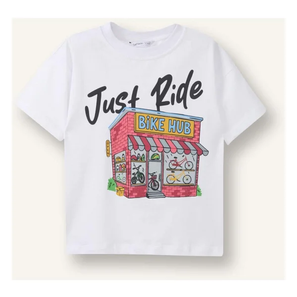 Koton 4smb10169tk Koton Erkek Bebek T-Shirt Sarı - Görsel 4