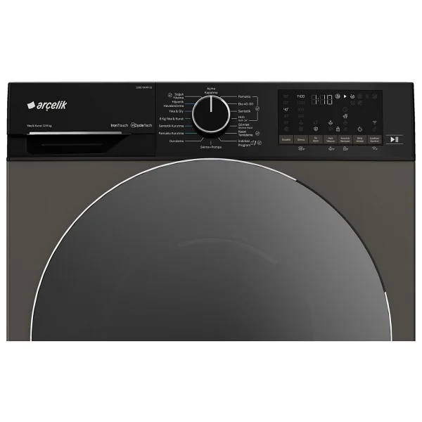 Arçelik 1280 Ykmp Ig 1200 Devir 8 Kg / 12 Kg Kurutmalı Çamaşır Makinesi - Görsel 5
