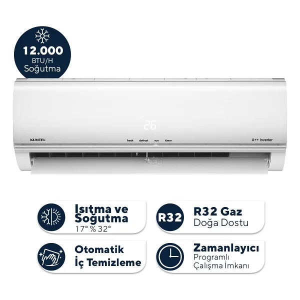 Kumtel Matsu Kmsac-12 A++ 12000 Btu Inverter Duvar Tipi Klima - Görsel 8