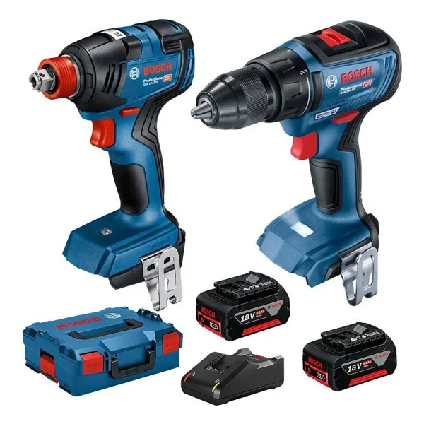 Bosch Gdx 18v-200 Somun Sıkma Makinesi + Gsr 18v-50 Vidalama Makinesi + 2x4 Ah Akü + Gba 18v-40 Şarj Cihazı + L-Boxx Takım Çantası - Görsel 9