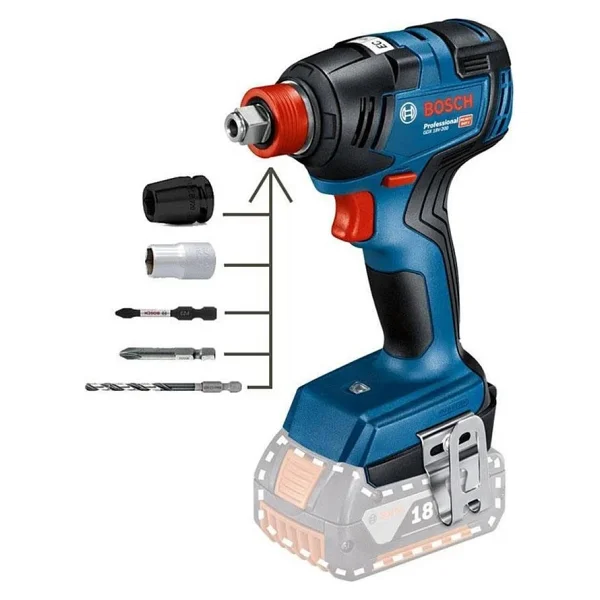 Bosch Gdx 18v-200 Somun Sıkma Makinesi + Gsr 18v-50 Vidalama Makinesi + 2x4 Ah Akü + Gba 18v-40 Şarj Cihazı + L-Boxx Takım Çantası - Görsel 4