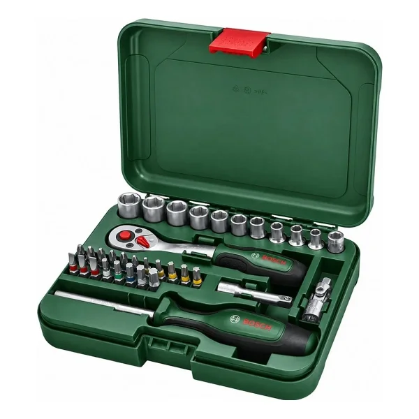Bosch 1600a02by1 34 Parça Cırcırlı Tornavida Ve El Aletleri Seti - Görsel 6