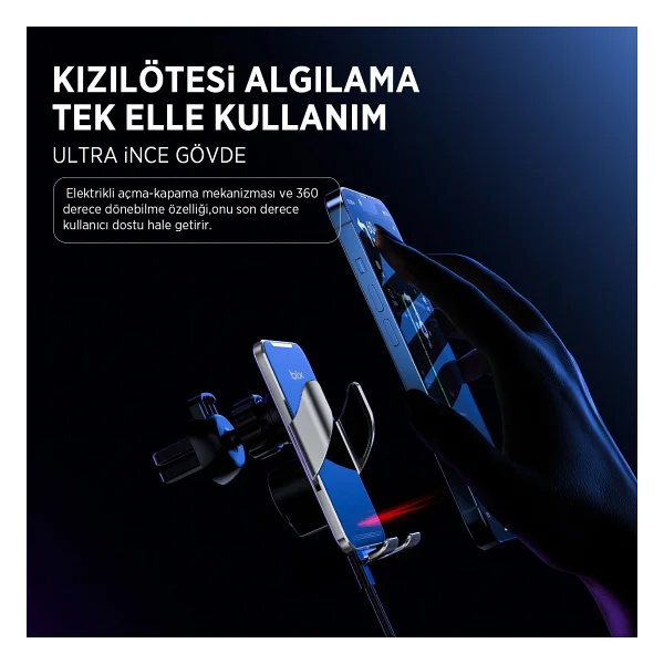Bix Bxch9 Magsafe Araç Telefon Tutucu - Görsel 4