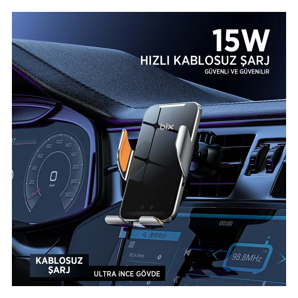 Bix Bxch9 Magsafe Araç Telefon Tutucu - Görsel 6