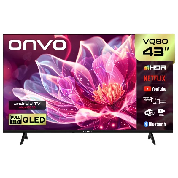 Onvo 43vq80f3fa Full HD 43" 109 Ekran Uydu Alıcılı Smart QLED TV - Görsel 8