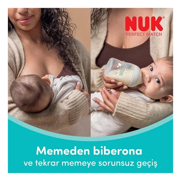 Nuk Perfect Match XL 2'li Silikon Biberon Emziği - Görsel 5