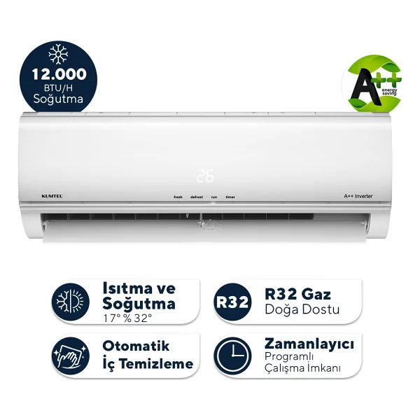 Kumtel Matsu Kmsac-12 A++ 12000 Btu Inverter Duvar Tipi Klima - Görsel 10