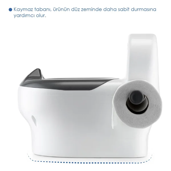 Babyjem Bebeğimin İlk Tuvaleti Sifon Sesli Lazımlık Oturak Pp5 Malzemeden Yapılmış Ergonomik Tasarım - Görsel 5
