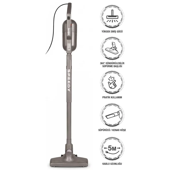 Fantom Speedy Pro Du 2100 Dikey Elektrikli Süpürge - Görsel 9