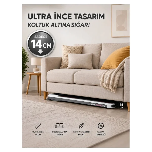 Voit Powerfit Uzaktan Kumandalı Koşu Bandı - Görsel 3