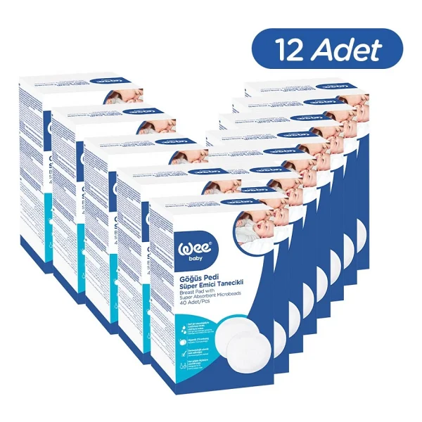 Wee Baby Klasik 40'lı 12 Paket Göğüs Pedi - Görsel 7