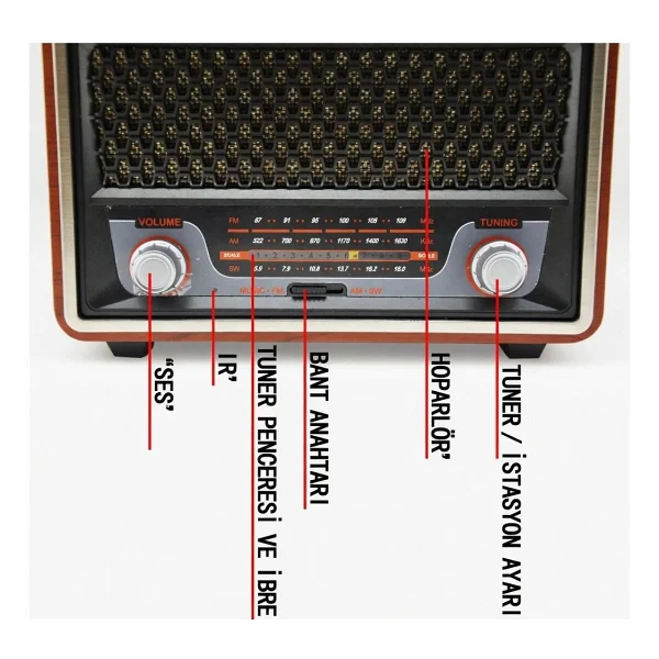 Meier M-157bt Bluetooth Radyo - Görsel 3