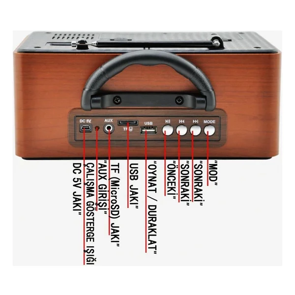 Meier M-157bt Bluetooth Radyo - Görsel 4