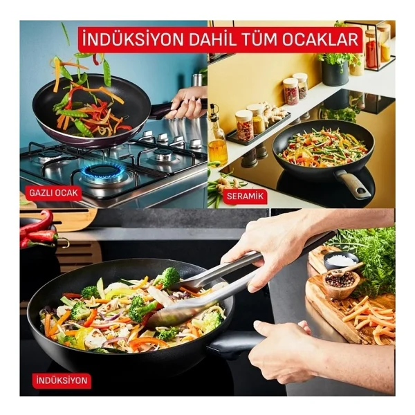 Tefal 2100143068 Halo Okaliptus Tava 28 Cm - Görsel 5