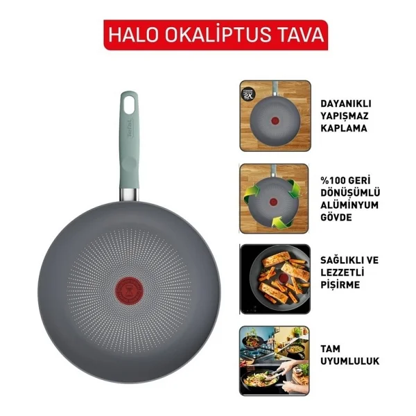 Tefal 2100143068 Halo Okaliptus Tava 28 Cm - Görsel 3
