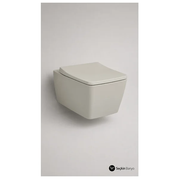 Vitra 7672b020-0559 Metropole Sıva Altı 56 Cm Asma Klozet - Mat Bej - Görsel 3