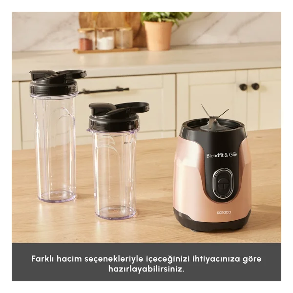 Karaca Blendfit Go Personal Çift Hazneli 550 W Kişisel Smoothie Blender - Görsel 6